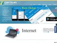 Tablet Screenshot of optimanet.pl